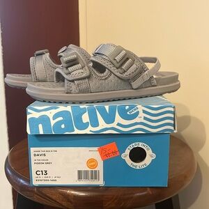 BNWT Native sandals, size C13